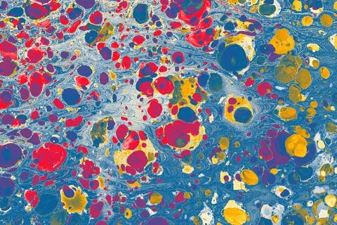 Abstract creative marbling pattern for fabric, design background texture Stock Photos