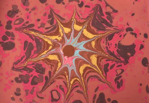 Abstract creative marbling pattern for fabric, design background texture Stock Photos