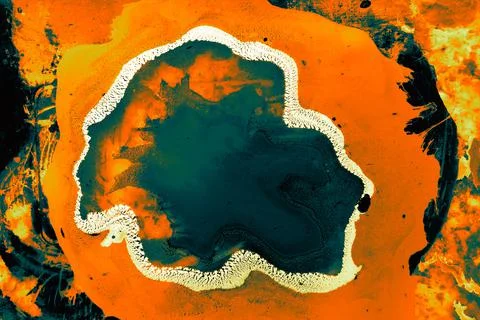 Abstract creative marbling pattern for fabric, design background texture Stock Photos