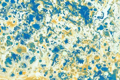Abstract creative marbling pattern for fabric Ebru marble effect surface Stock Photos