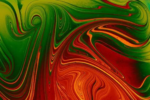 Abstract creative marbling pattern texture. Traditional art of Ebru marbling. Stock Photos