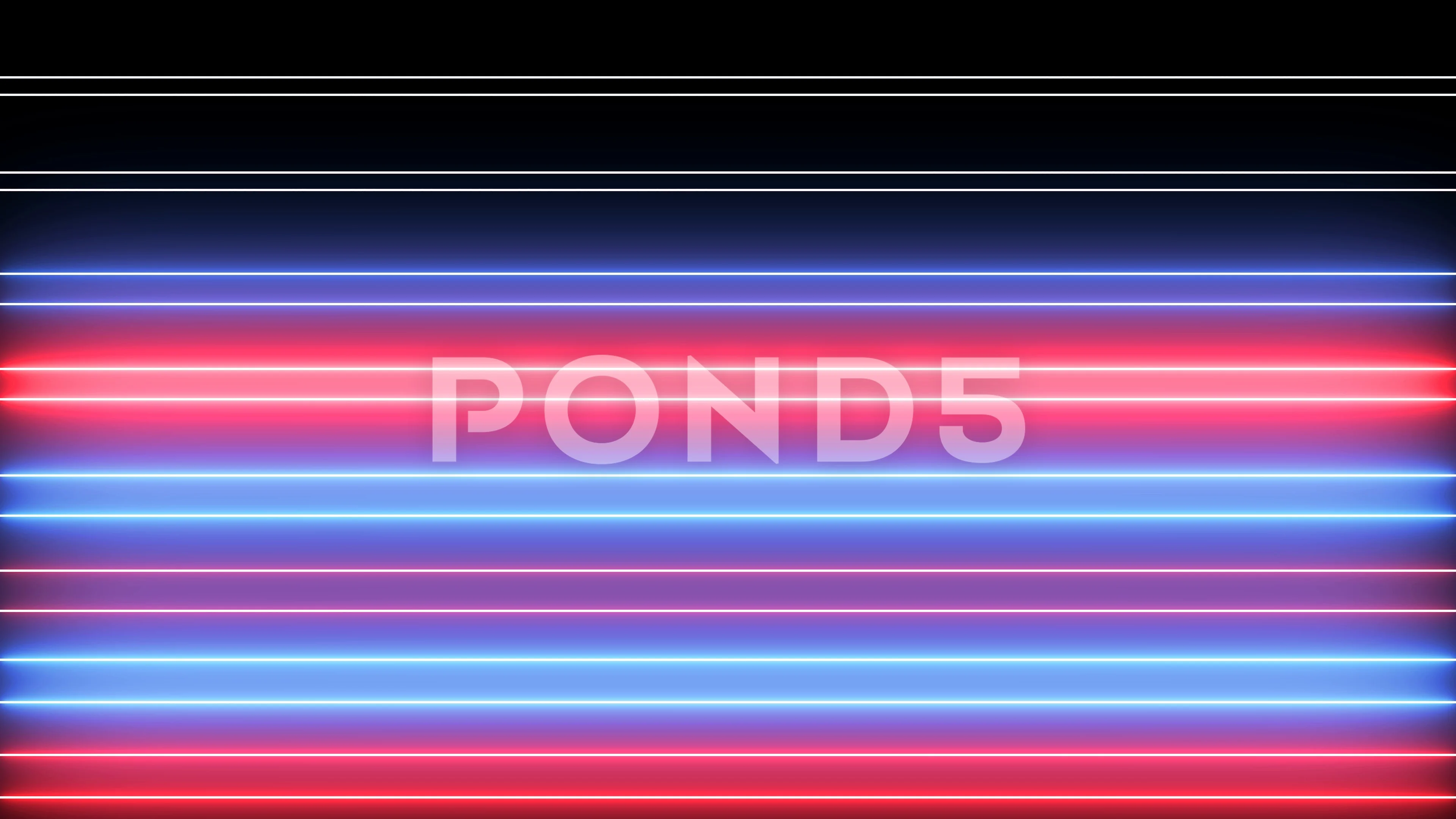 Bright Abstract Neon Multicolor Lines Looped Animation Video Background