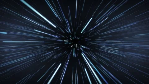 Abstract creative neon color space speed background. Speed Blue, cyan and w.. Stock Footage 264304864