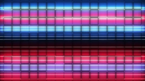 Abstract creative neon grid, bars concept background. Stock Footage 147102634