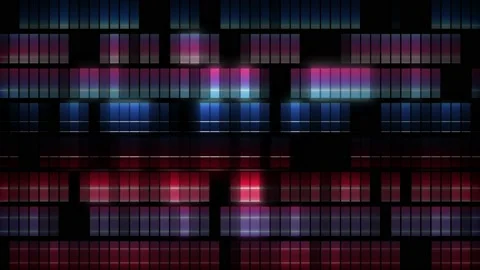 Abstract creative neon vj background. Colorful geometric motion, futuristic t Stock Footage 147102538