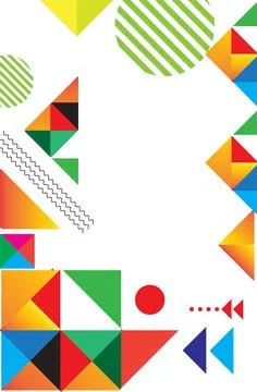 Abstract creative notebook cover template design. Geometric pattern backgro.. Foto stock