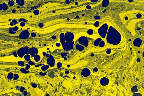 Abstract creative round marble pattern texture. Traditional art of Ebru marbl Illustrazione stock