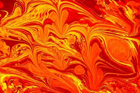 Abstract creative round marble pattern texture. Traditional art of Ebru marbl Stock Photos