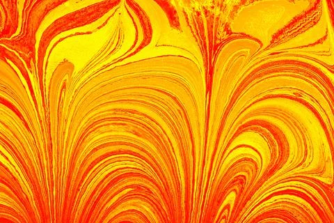 Abstract creative round marble pattern texture. Traditional art of Ebru marbl Stock Photos