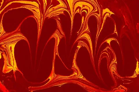 Abstract creative round marble pattern texture. Traditional art of Ebru marbl Stock Photos