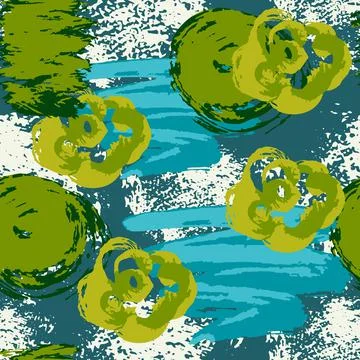 Abstract creative seamless pattern Illustrazione stock