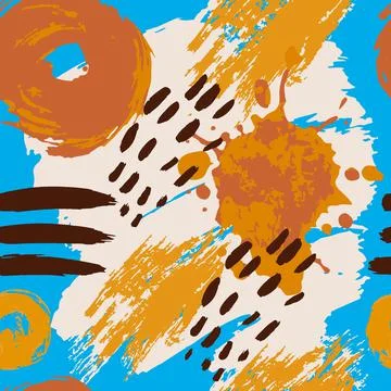 Abstract creative seamless pattern Illustrazione stock