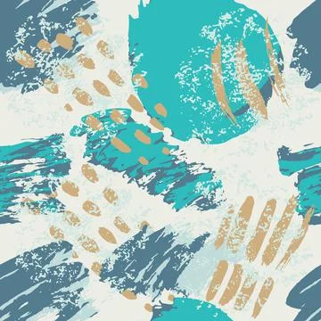 Abstract creative seamless pattern Illustrazione stock