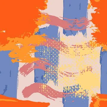 Abstract creative seamless pattern Stock Illustration