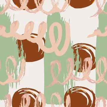Abstract creative seamless pattern Illustrazione stock