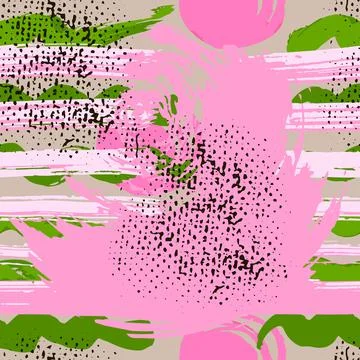 Abstract creative seamless pattern Illustrazione stock