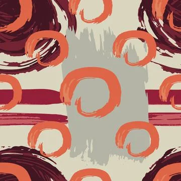 Abstract creative seamless pattern Stock Illustration