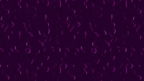 Abstract creative space background. Neon glowing purple particles in motion Stock Footage 233049110
