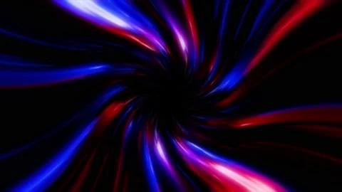 Abstract creative spaceship, light speed animation behind stars. Universe, co Stock-Footage 131573805