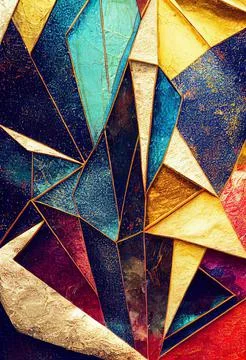 Abstract creative tiffany glass pattern 스톡 일러스트