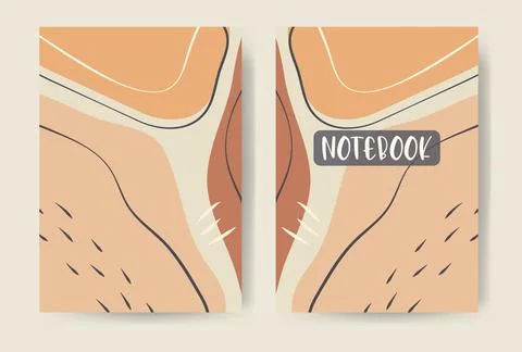 Abstract creative universal artistic template - doodle hand drawn elements Stock Illustration