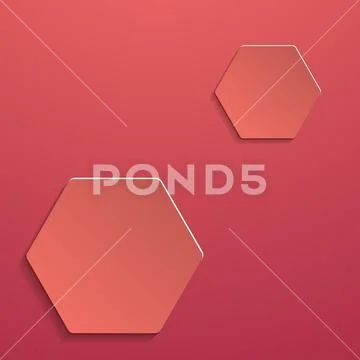 Abstract creative vector collage with two paper plates. Stock Illustration