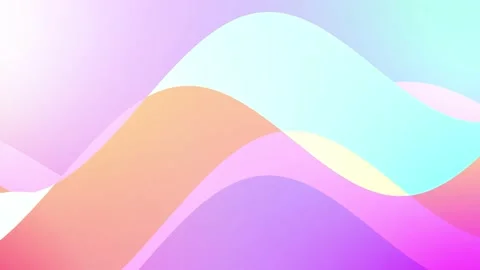 Abstract creative white and colorful liquid wave motion video Stock Footage 170410373