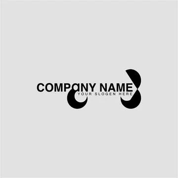 Abstract crescent moon logo design for company branding and modern business Stock Illustration