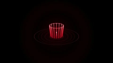 Abstract Crimson Crown Impact Seamless Stock Footage 345838657