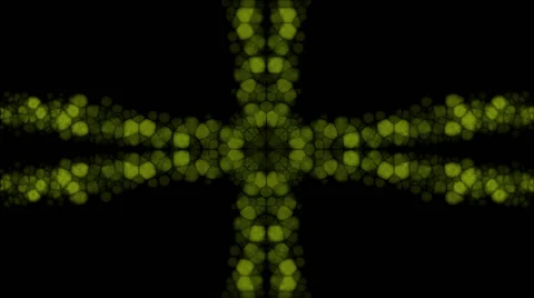 Abstract cross pattern background of green lights in flowing motion (FULL HD) Stockbeeldmateriaal 61730390