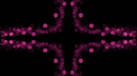 Abstract cross pattern background of pink lights in flowing motion (FULL HD) Video stock 61730519