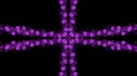 Abstract cross pattern background of purple lights in flowing motion (FULL HD) Stockbeeldmateriaal 61733749