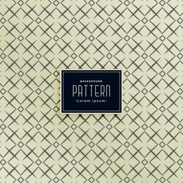 Abstract cross pointed line pattern background Stock Illustration