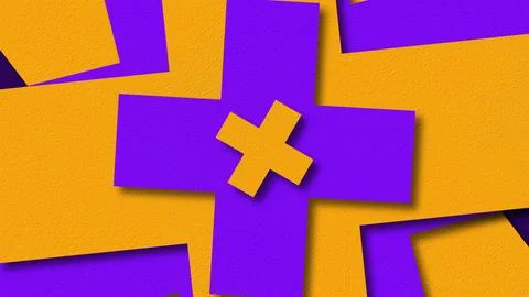 Abstract cross shapes Stock Illustration