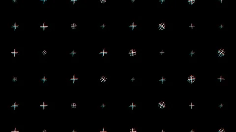 Abstract Crosshair Grid Glitch Background Loop Vidéo 344550155