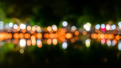 Abstract crowd and lights Stock Photos