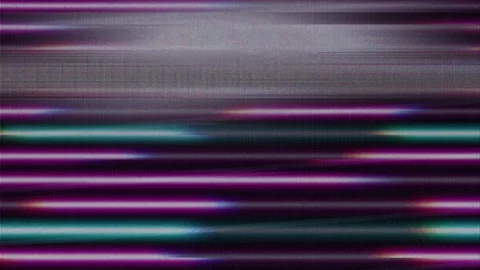 Abstract crt scanline noise texture with rainbow glitch effects. Static gra.. Stock Footage 346693709