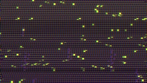 Abstract CRT television noise pattern with pixelated glitch effect backgrou.. Stock Footage 348108534