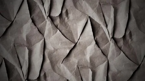 Abstract crumpled paper texture background, with dynamic light, and shadow Stock-Footage 341603533