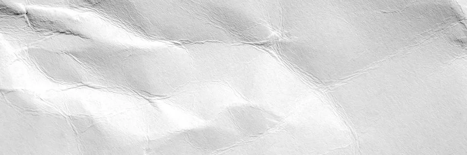 Abstract crumpled white texture background with subtle shadows  Stock Photos