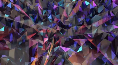 Abstract crystal background, cubism geometry, beautiful interior panel Stock Illustration