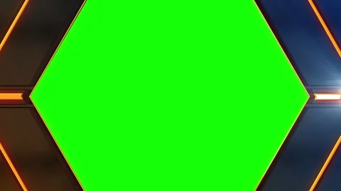 Abstract crystal explosion on green screen. Geometric motion background with Video stock 340117957