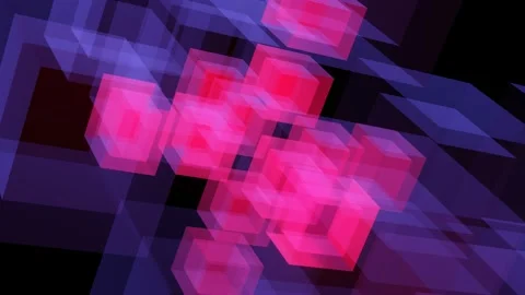 Abstract crystal figure floating in space 03. Stock Footage 163777302