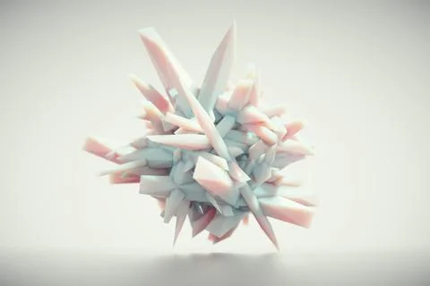 Abstract crystal Illustrazione stock