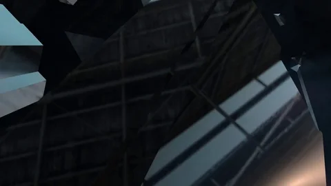 Abstract Crystal Morph Animation Stock Footage 71072738