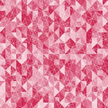 Abstract crystal red triangle background. Vector illustration Stock Illustration