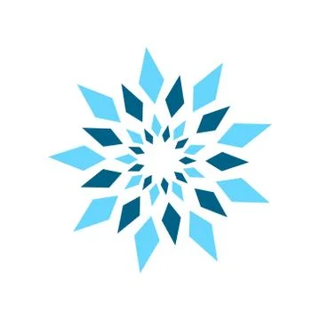 Abstract crystal sign Stock Illustration