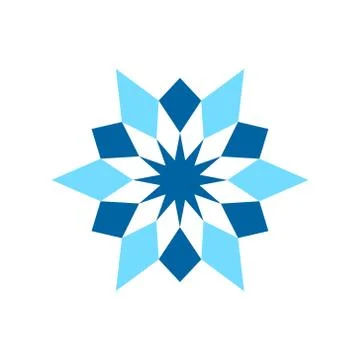 Abstract crystal sign Stock Illustration