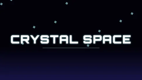 Abstract Crystal Space Background - Glowing Digital Geometric Tunnel Visual.. Stock Footage 337656447