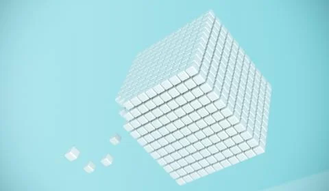 Abstract Cube Background Illustrazione stock